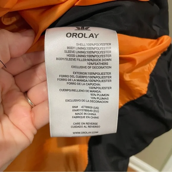 Orolay 092 Universe Classics Women's Thickened Down Jacket black Size XL - Picture 13 of 13